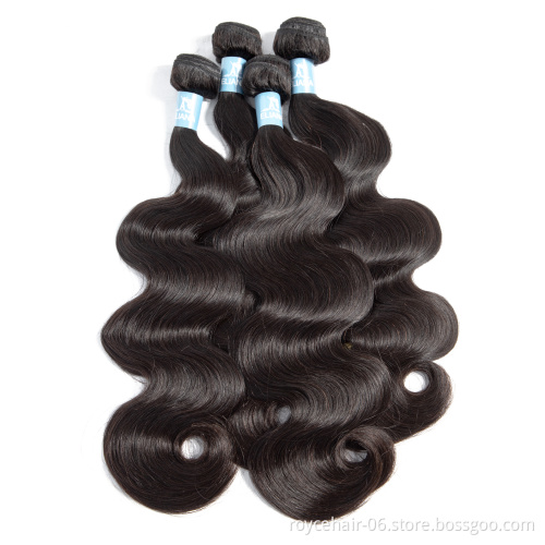 10a Cheap Raw Virgin Mink Hair Extensions Vendors Brazilian Human Hair Body Wave Bundles with Lace Frontal Closure